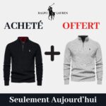 R&L 1+1 Zip Neck Sweater (CLEARANCE) - Image 4