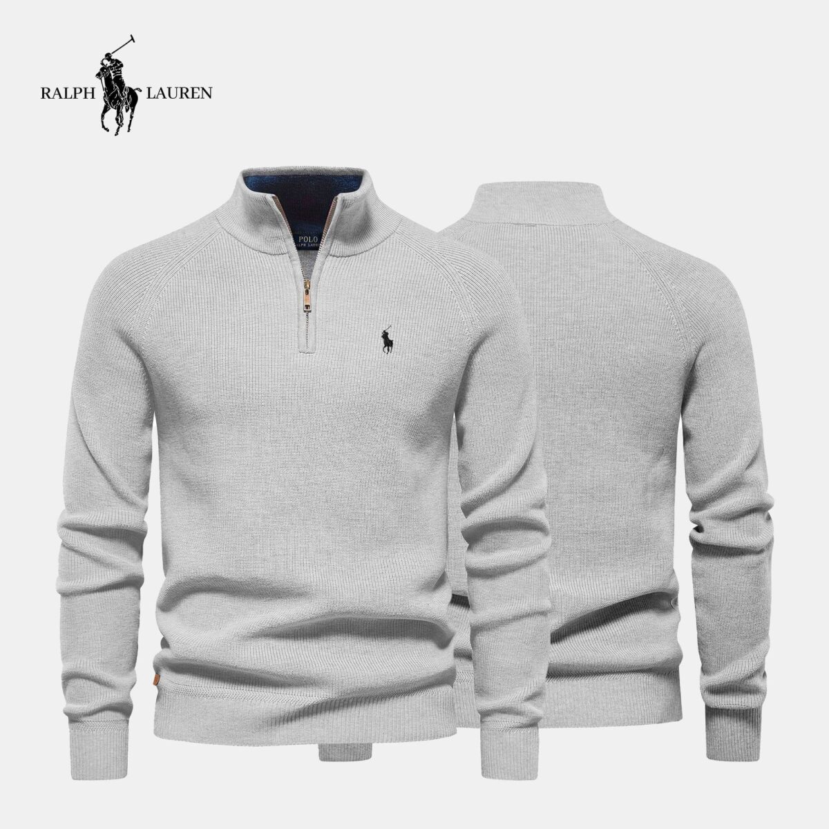 R&L Zip Neck Sweater (CLEARANCE) - Image 5